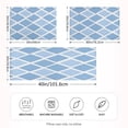 thumbnail image 4 of Blue Pattern Standard Size Satin Pillowcase 20''x26'' Double-Sided Print Soft Wrinkle Resistant, 4 of 9