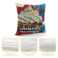 thumbnail image 4 of 4th of July Patriotic Decorative Throw Pillow Covers, Cupcake Freedom America Land of The Free Liberty Outdoor Pillowcase, USA Sweet Summer Cushion Case Home Decor, 4 of 5