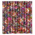 thumbnail image 1 of ABPHQTO Cortina de ducha de flores Cortina de ducha impermeable 160x180 cm, 1 of 2