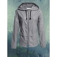 thumbnail image 6 of Esassaly Waterproof Hooded Adjustable Drawstring, Rain Coats (Women's L), 6 of 7