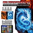 thumbnail image 3 of Carpeta para cartas MYTCG con capacidad de 1008 cartas, impermeable, de 9 bolsillos, 3 of 8