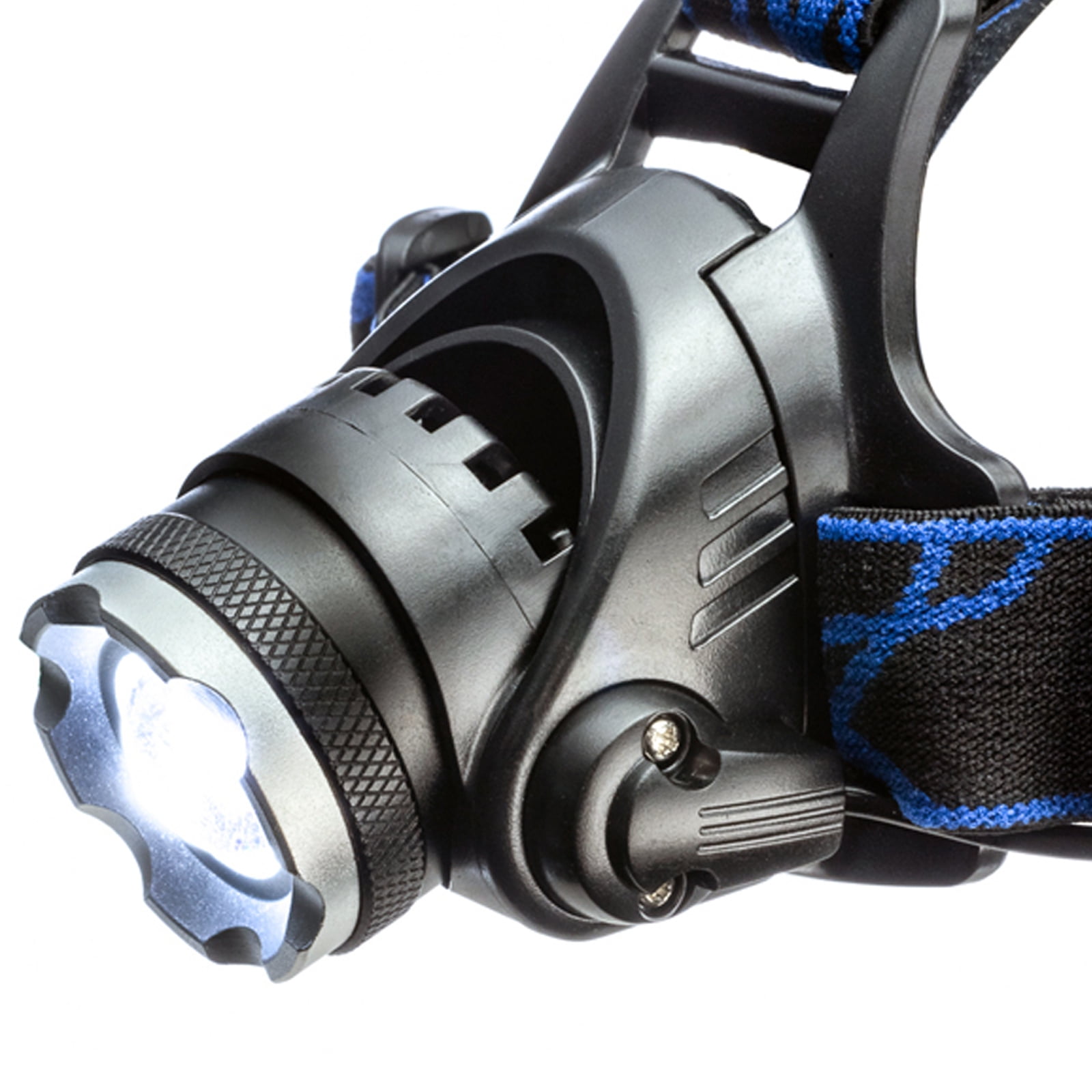 ASR Outdoor 1000 Lumen 10 Watt LED Zoom Pivoting Headlamp with 2000mAh Rechargeable Battery