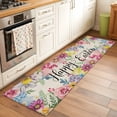 thumbnail image 3 of Easter Kitchen Runner Rug 2x6 Washable Runners for Hallway Non Slip Colorful Flowers Eggs Tulips Daisy Vintage Floral Large Area Rug Indoor Floor Carpet for Bathroom Laundry Entryway Bedroom, 3 of 8