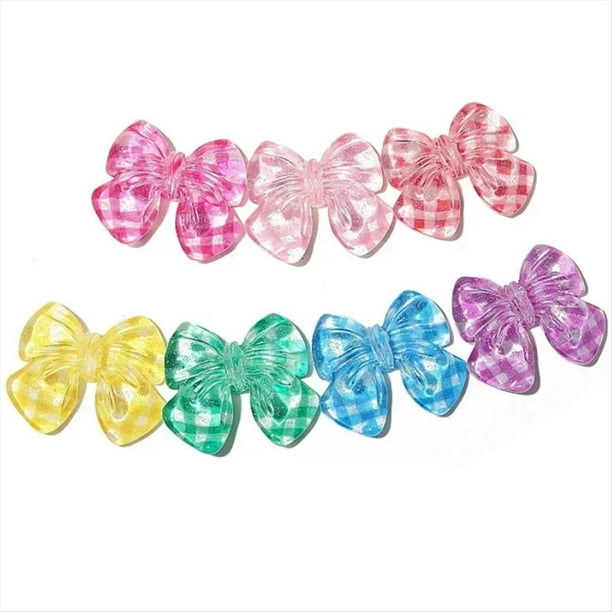 Parches de Resina Hechos A Mano con para Niñas, Espejos para Fundas de Móvil, Horquillas Caseras Sin Pegamento.