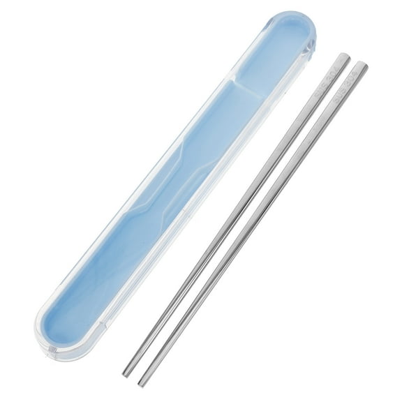 FUEENIRVA 1 Set Chopstick Case 304 Stainless Steel Reusable For Office Students Portable Silverware