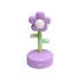 thumbnail image 3 of Cute Flower Night Light Mini Flower Lamp Portable LED Bedside Table Lamp Battery Operated Warm Glow for Kids Room Bedroom Desk Decor Gift, 3 of 6