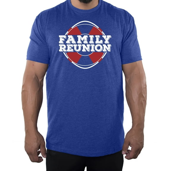 Life Raft- Family Reunion Men's T-shirts - Royal MH200FAM S24 S