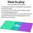 thumbnail image 4 of 3 paquetes Big Jumbo Pop Its It Fidget Gigante Mega Push Bubble Popit Poppet Popper Figet Grande Enorme Rainbow Poppit Pop-It Popet Juego Tablero de ajedrez Sensory Figette para niños Adultos Adepaton  WMCH-475, 4 of 7