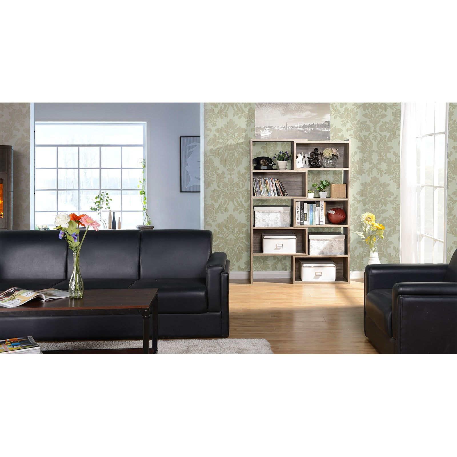 Homestar Flexible And Expandable Shelving Console Com