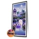 thumbnail image 2 of Cuadros Decorativos Kit de pintura con diamantes de imitación para decoración de la Likrtyny pared del hogar mosaico con diamantes de imitación bordado redondo para jardín Villa 5D, 2 of 8