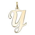 thumbnail image 1 of Beautiful 14ky Initial Y Charm, 1 of 2