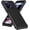 Black, variant on PT for Cricket Icon Pro SN512C 2026 / AT&T Motivate Pro 2 SN512A Tough Hybrid Phone Case Cover - Blue