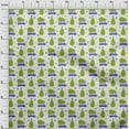 thumbnail image 4 of oneOone Silk Tabby Light Green Fabric Tree Dress Material Fabric Print Fabric By The Yard 42 Inch Wide, 4 of 6