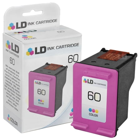 LD Remanufactured Replacement for HP 60 / CC643WN Color Ink Cartridge for DeskJet D1620  D1668  D2663  F2418  F2480  F4292  Envy 110  111  121  PhotoSmart C4610  C4683  C4740  C4795
