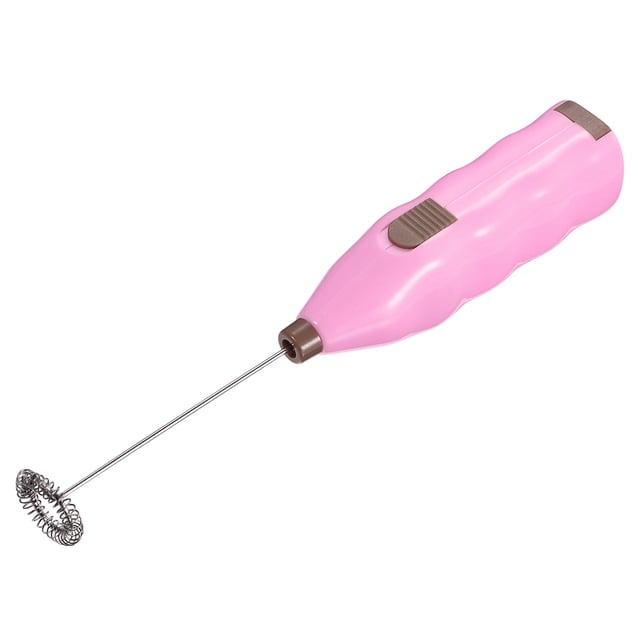Mini Eléctrico Vaso Agitador Mezclador, Mini Manual Batería Operado Agitador Rosa para Bricolaje Brillantina Vaso Copa