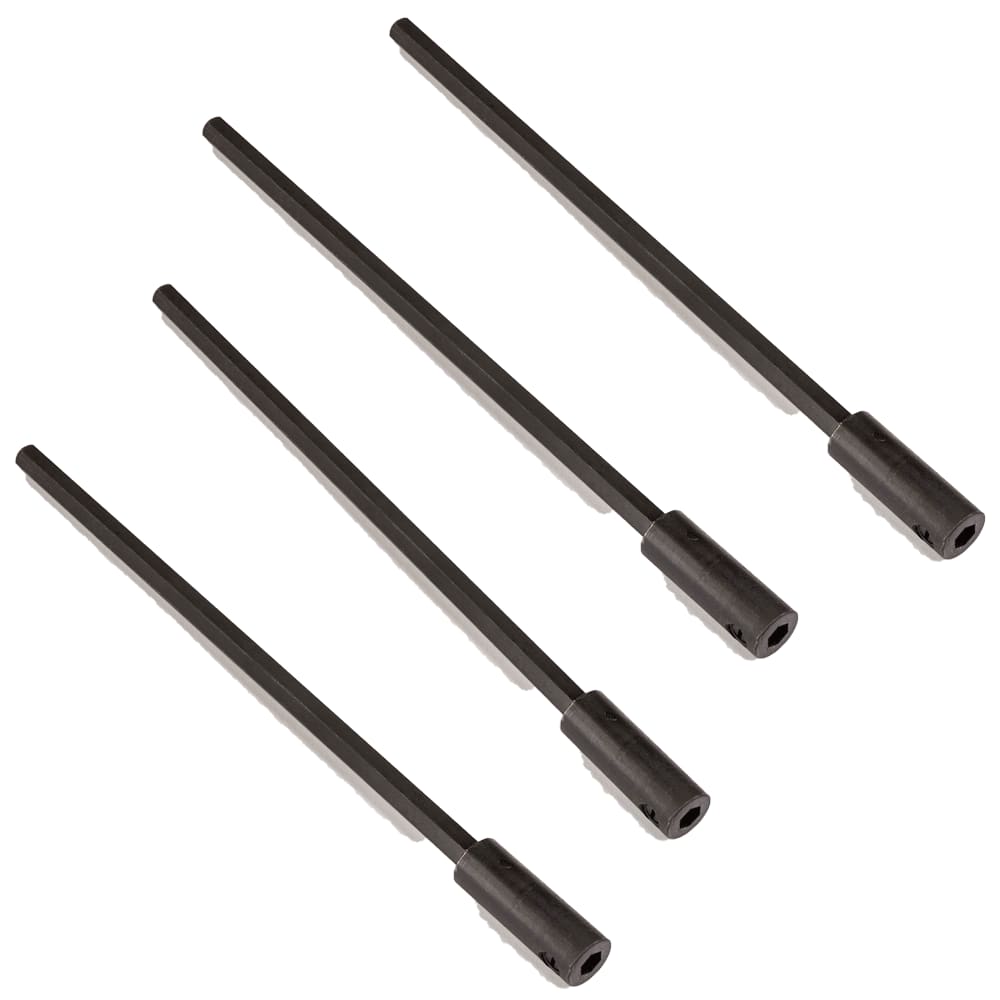 Spyder 600844 12 Inch Steel Arbor Bit Extension for Hole Saws, Hex 8 (4 ...