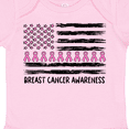 thumbnail image 4 of Inktastic Breast Cancer Awareness Pink Ribbons and Flag Boys or Girls Baby Bodysuit, 4 of 5