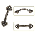 thumbnail image 3 of TIERPOP 10x Handle Knob Retro Arch Tracery Drawer Wooden Jewelry Box Bronze Cabinet Pull, 3 of 9