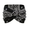 thumbnail image 2 of CHENjy Boho Headbands For Women, Black Knotted Headband, Elastic Turban Headbands, Non Slip Printed Sport Hair Wrap, Cloth Made Fashion Hair Accessory for Daily Casual Outdoor Matching, 2 of 7