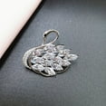 thumbnail image 3 of Bluebell Jewels Silver-Tone Swan Brooch with Marquise CZ Stones Elegant Crystal Lapel Pin for Women & Men Versatile Fashion Accessory, 3 of 4