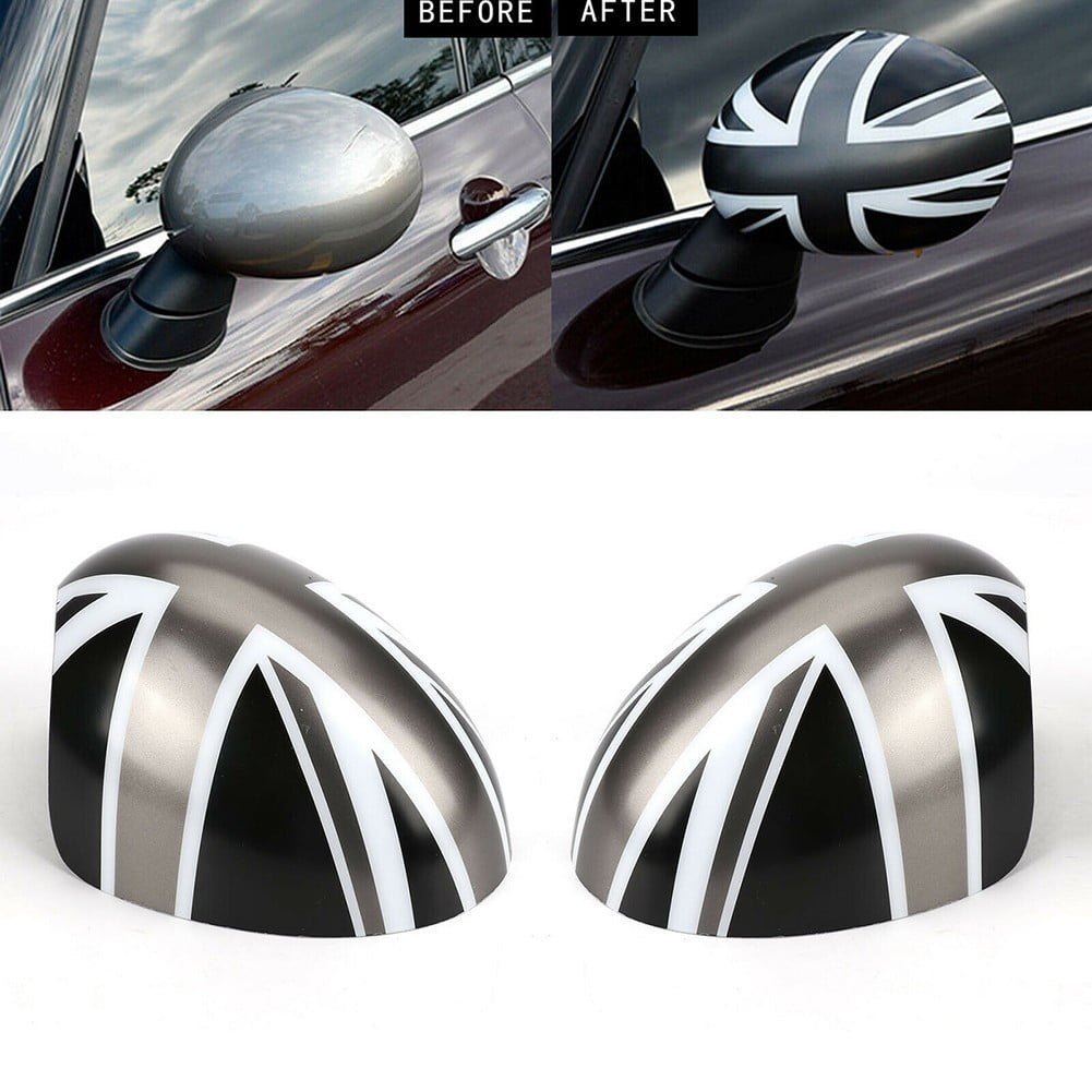 Rear View MIRROR Cover UNION JACK Fit For BMW MINI 2014 F56 2015 F55 