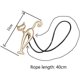 thumbnail image 4 of Set of 2 Metal Magnetic Curtains with Magnets for Home Office Decor (Silver, Cat), 4 of 5