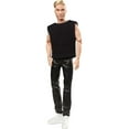 thumbnail image 1 of ​Barbie Signature Barbie Looks Ken Doll (Blonde with Facial Hair) Fully Posable Fashion Doll Wearing Black T-Shirt & Vinyl Pants, 1 of 6