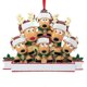 thumbnail image 1 of Adorno navideño familiar personalizado para el hogar, colgante con forma de reno, 1 of 5
