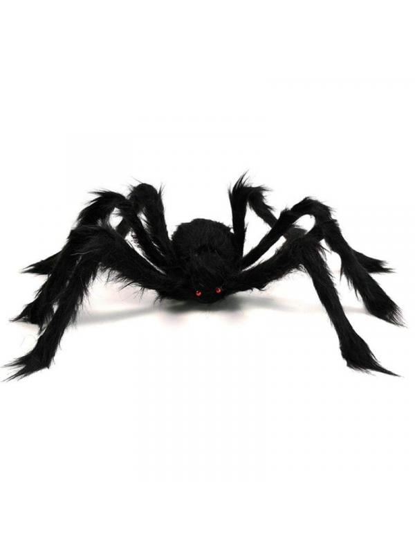 Black Spider Halloween Decoration Haunted House Prop Indoor Outdoor 300mm 