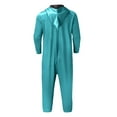 thumbnail image 6 of QATAINLAV Mint Green Onesie Hoodies for Women Long Sleeve Zipper Jumpsuit Casual Hooded Overalls Loungewear Christmas Pajamas, 6 of 10