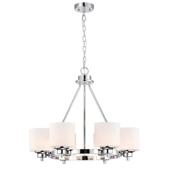 CHLOE Solbi 6 Light Oil Rubbed Bronze Large Chandelier Ceiling Fixture 24" Wide
