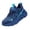 Dark Blue, variant on Willtoo Boys Sneakers Children's Fashion Mesh Lace Up Sneakers Casual Comfortable Running Shoes Stylish Athletic Footwear