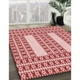 thumbnail image 3 of Ahgly Company Machine Washable Indoor Rectangle Transitional Pink Area Rugs, 2' x 3', 3 of 7