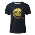 thumbnail image 4 of FDGIU 2025 Men's Halloween Graphic Tee; Funny Graffiti Crewneck T-Shirts, Loose Fit Short Sleeve Novelty Top, Dark Casual Halloween Shirt, 4 of 5