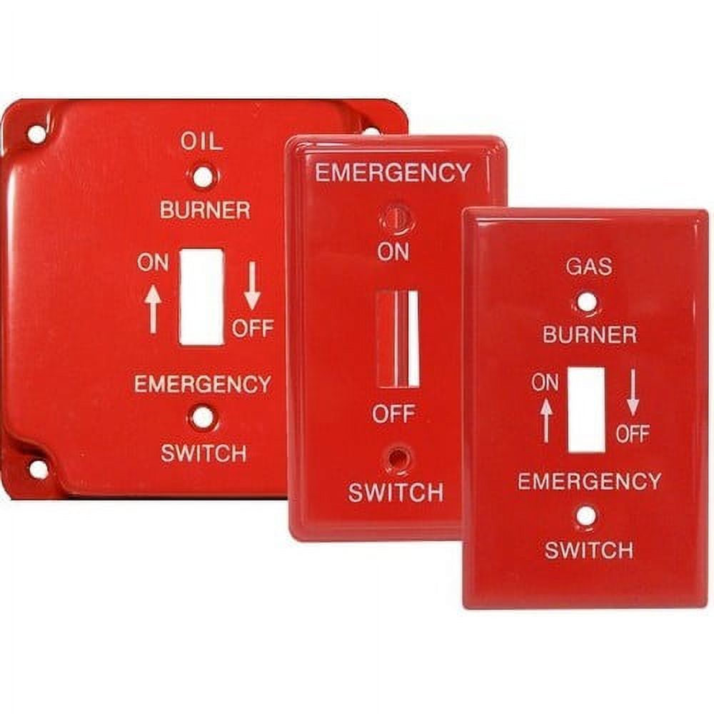 Morris Products 83490 Emergency Metal Switch Plates Utility Oil - image 3 of 3