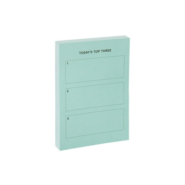 Noted by Post-it Brand, Turquoise Top 3 Notes, 3 in. x 4 in., 100 Sheets -  Walmart.com