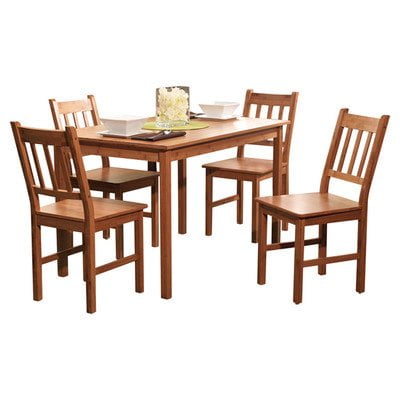 5 Piece Bamboo Dining Set 5 Piece Bamboo Dining Set