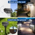 thumbnail image 7 of 2 Pack Solar Spotlights Outdoor Waterproof, 850LM Adjustable Solar Spot Lights, Solar Garden Landscape Lights with 3 Modes, Outdoor Solar Lights for Yard Pathway Garden House, 7 of 7