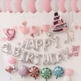 thumbnail image 1 of Kit de globos para cumpleaños, 123 unidades, lámina de látex con pancarta, 1 of 1
