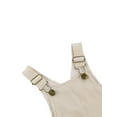 thumbnail image 4 of Qiylii Baby Boys Suspender Pants with Buttons, Loose Fit Solid Color Trousers, 4 of 7