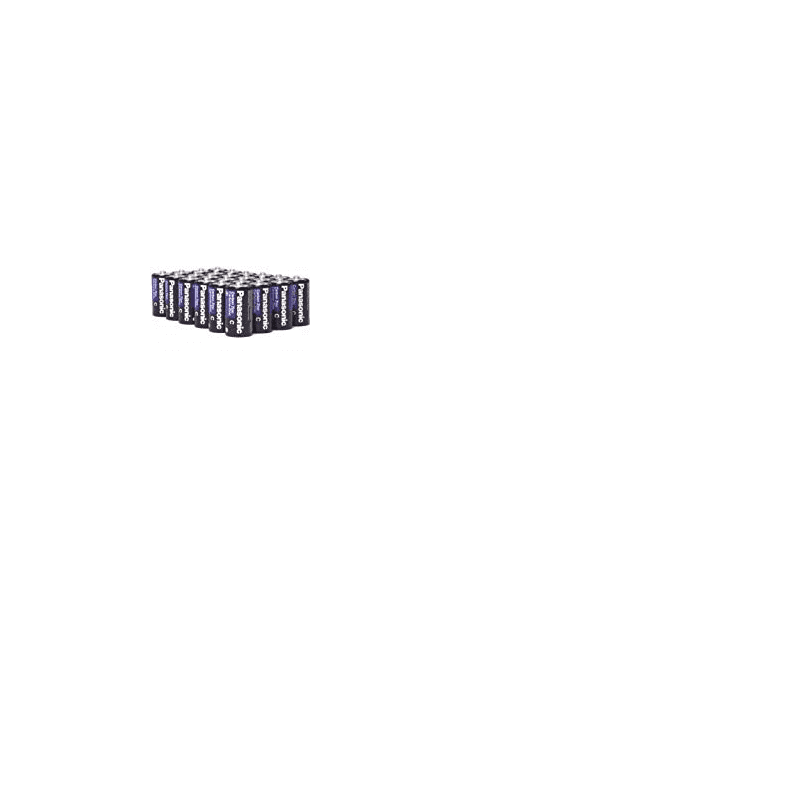 24 Pack Wholesale Lot Panasonic Super Heavy Duty C Batteries