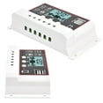 thumbnail image 4 of Controlador de panel solar pantalla LCD Dual USB PWM Multipropósito ABS Controlador de carga solarControlador de carga inteligente para la industria para el hogar ANGGREK Otros, 4 of 8