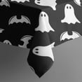 thumbnail image 5 of Black Halloween Ghosts and Bats Square Tablecloth,Waterproof Square Table Cover,Wipeable Spillproof Washable Table Cover for Home Kitchen Party Decor 60"x60"(152x152cm), 5 of 6