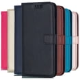 thumbnail image 2 of Funda de cuero de Color liso para Huawei P8, P9, P10, P20, P30, P40 Lite Pro 2017, P40Lite, P30lite, P20Lite, funda con tapa, bolsas con ranura para tarjetas, 2 of 5