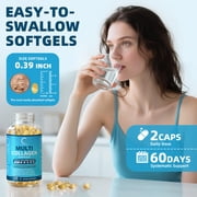 (2 PACK) Multi Collagen Capsules with Biotin & Vitamin C - 5 Types (I, II, III, V, X) - 120 Capsules
