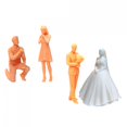 thumbnail image 4 of figatia Simulation 1/64 Couple Figures Doll Fairy Garden Toy Small Statue Painting Model, 4 of 9