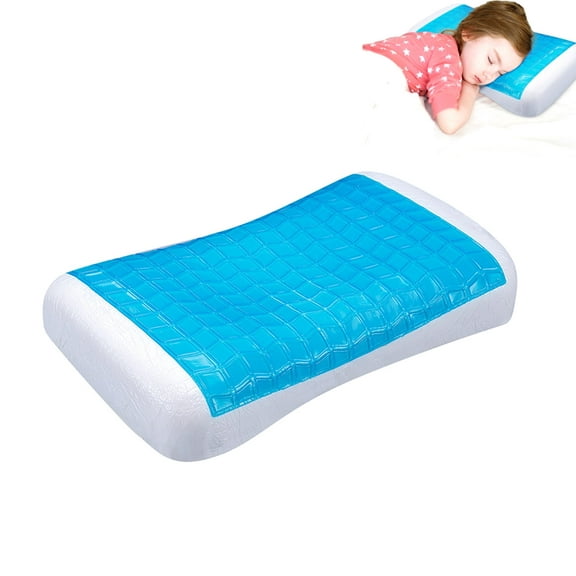 HIDETEX Children's Breathable Gel Memory Foam Pillow - Cooling, Supportive, and Comfortable