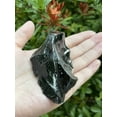 thumbnail image 2 of Extra Large Black Obsidian Rough Stones, 3-10" Natural Black Obsidian, Raw Black Obsidian Crystals (0.3-0.5 lb), 2 of 4