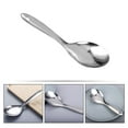 thumbnail image 5 of REACHISE 2pcs Stainless Steel Rice Spoon Simple Spoon Cooking Spoon Kitchen Gadget Serving Spoon, 5 of 8