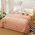 thumbnail image 2 of Hwkond Cooling Comforter Mint Summer Cooler Quilt Summer Quilt Double Sided Cold Effect Blanket Cooler Fiber Ice Blanket Lightweight Washable Thin Solid Color Quilt on Clearance, 2 of 8